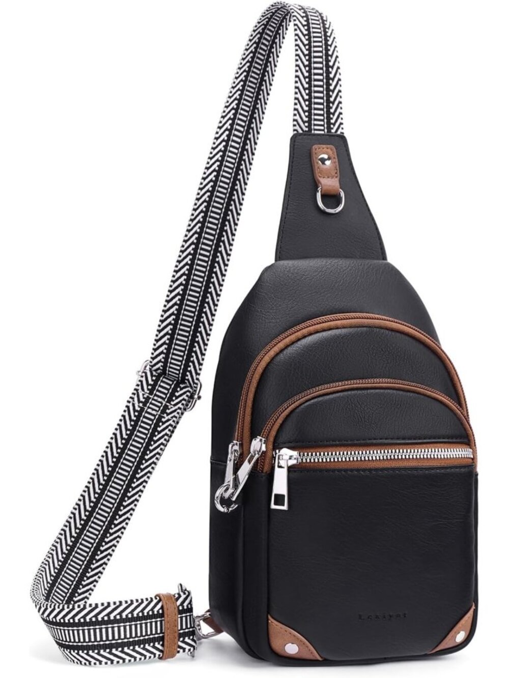 Stylish Anti-Theft Crossbody Sling Bag for Women - Leather RFID Travel Purse